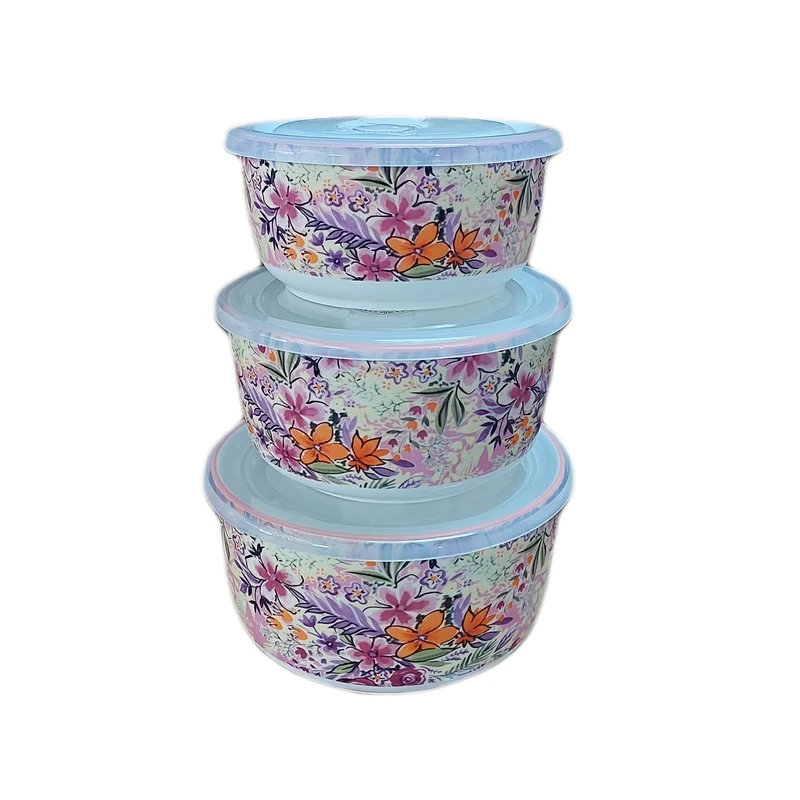 ظرف نگهدارنده دنی هوم طرح گل