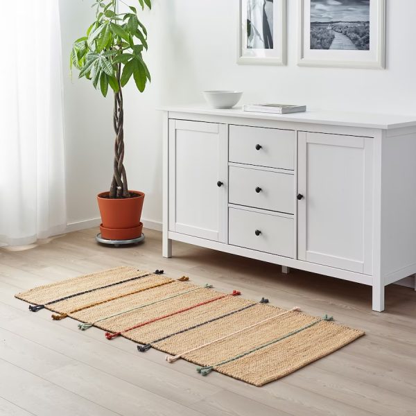 قالیچه ایکیا مدل RAKLEV کد 804.080.24 سایز 70×160 سانتی متر